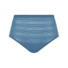 Soft Stretch Maxi Stribet, Jeans Blue