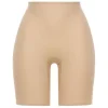 Soft Stretch Shorts Med Langt Ben, Nude