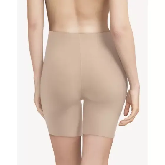 Soft Stretch Shorts Med Langt Ben, Nude