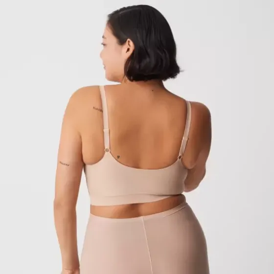 Soft Stretch Top Padded, Nude