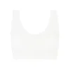 Soft Stretch Top Padded, Råhvid