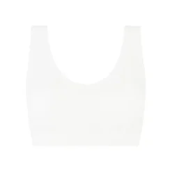 Soft Stretch Top Padded, Råhvid