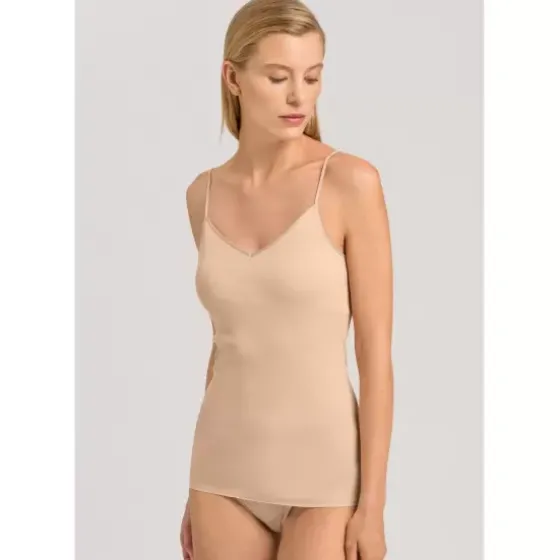 Spaghetti Top Padded, Beige