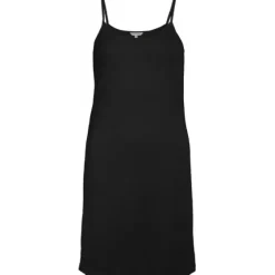 Strikket Silke, Smal Strop, Black