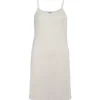 Strikket Silke, Smal Strop, Off White