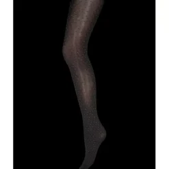 Strømpebuks, Small Dots, Sort/Nude Dots