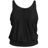 Tankini Top, Sort