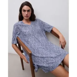 Tilos Swim Kjole, Blue Reptile