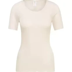 True Confidence Uld/Silke T-Shirt, Råhvid
