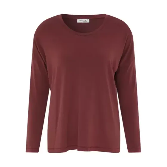 Yara Bluse, Mahogany